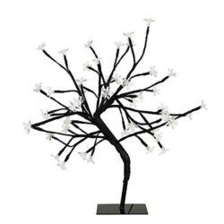 Lámpara decorativa estilo bonsai negro